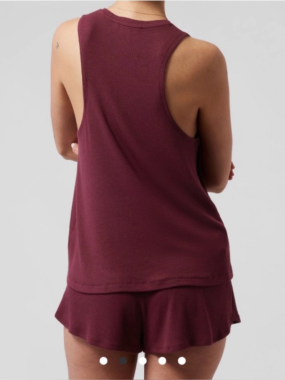 NWT Athleta Well Rested Rib Sleep Short - Picture 3 of 3